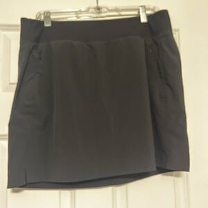 Athleta Black Skort, size 12